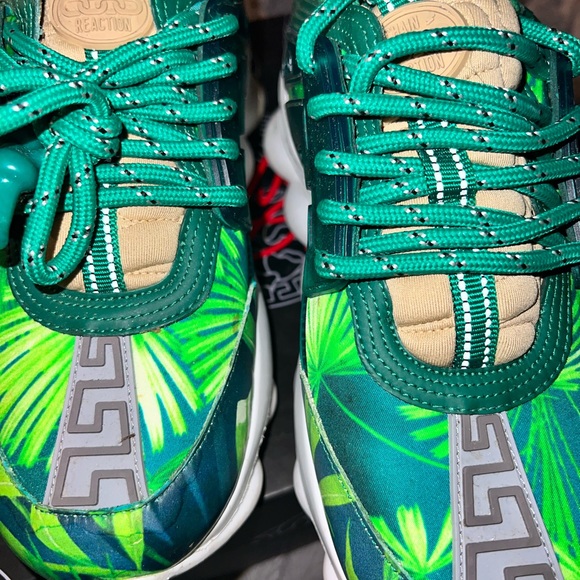 100% AUTHENTIC VERSACE  CHAIN SNEAKERS - Picture 5 of 7